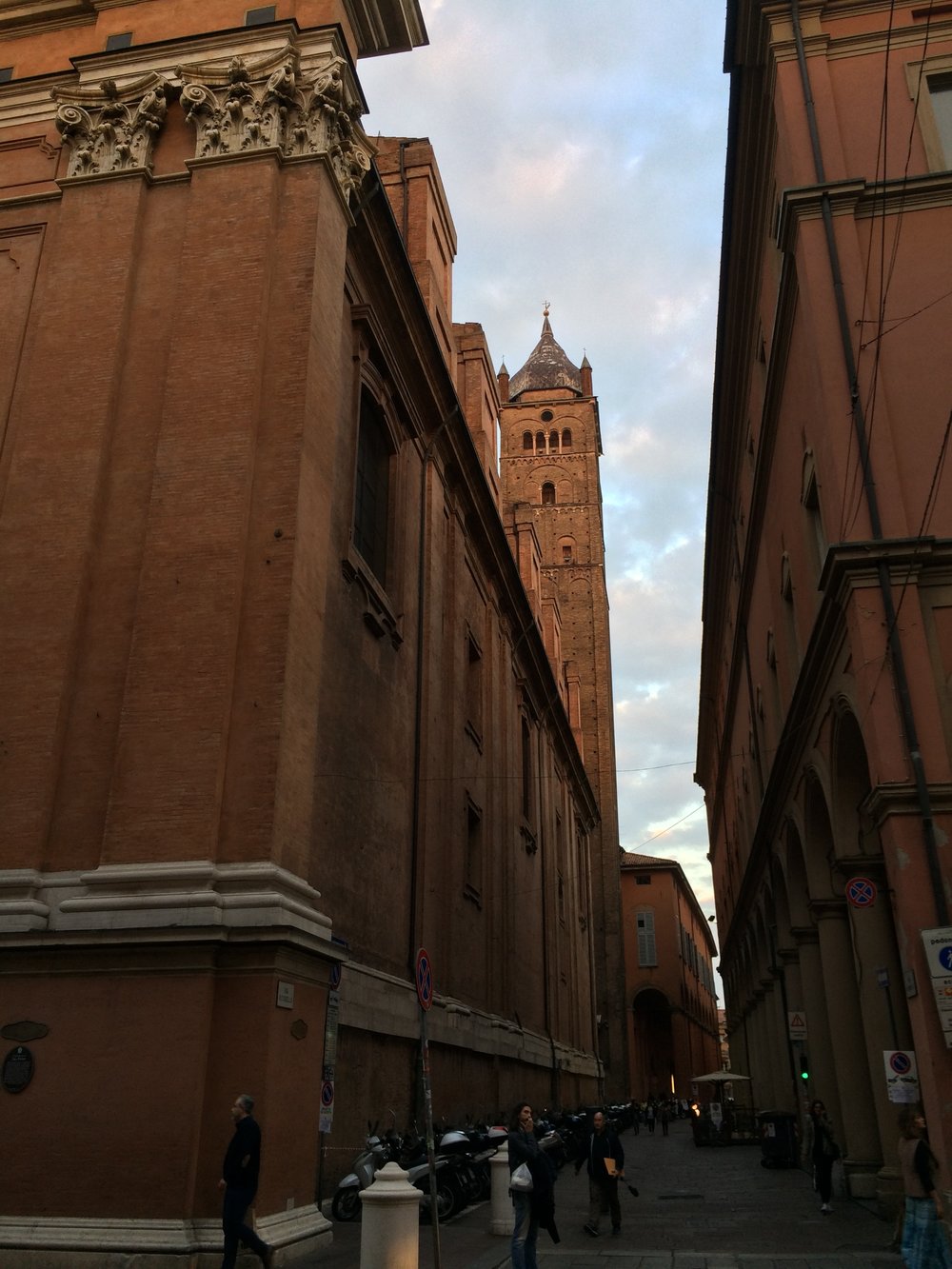 Bologna- from 11th Century- a city of towers  