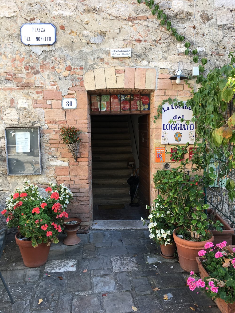 Bagno Vignoni- Our hotel was a pleasant surprise - great location and decor in this tiny hamlet