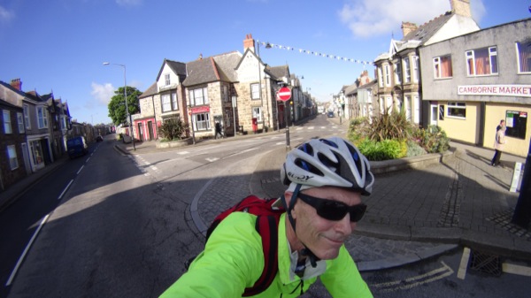Another scenic village (Camborne) - the sun is still out, so I was a happy cyclist.