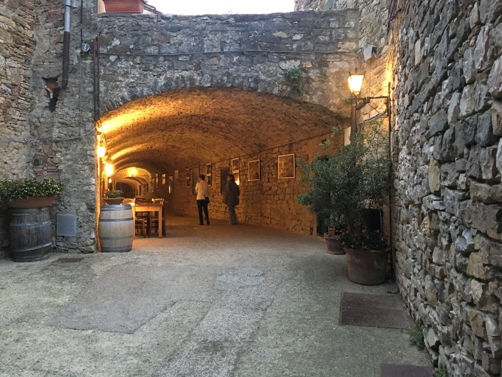 Interesting tunnels at Castellina  