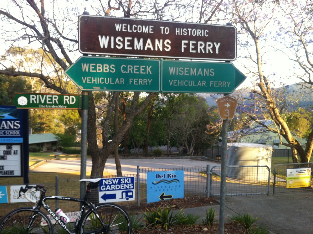 Wiseman Ferry - before the climb out