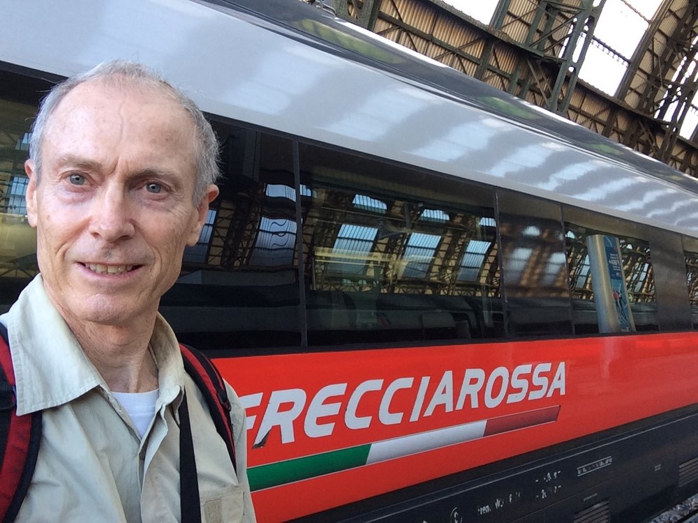 I enjoyed the 300km/hr train to Milan