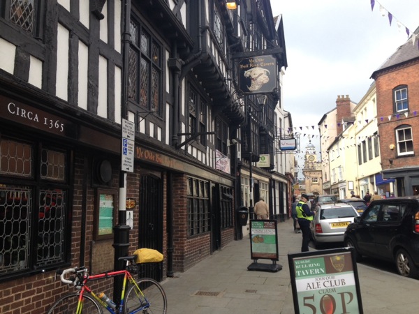 Ludlow - a great medieval town and wonderful coffee shop.