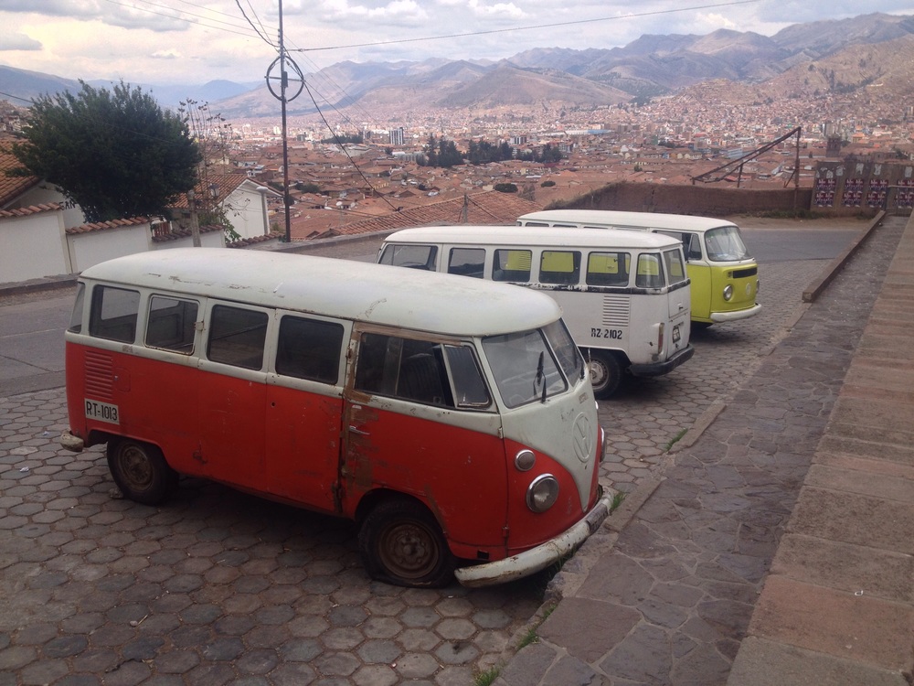 Lots of old Kombis in Cusco - a reminder of my youth. 
