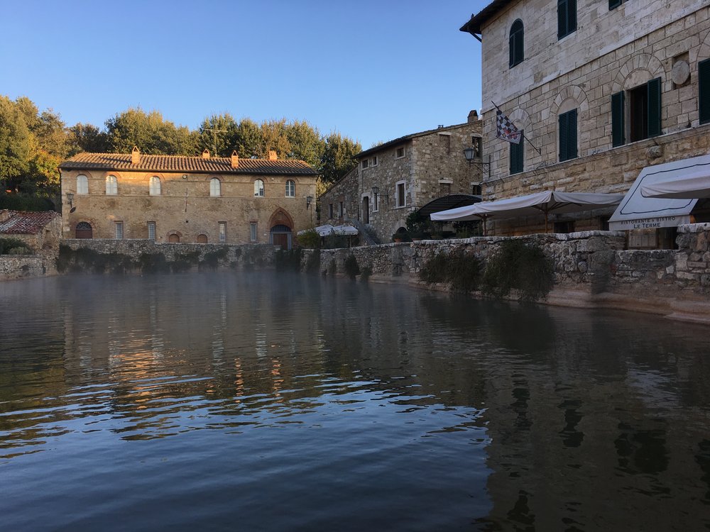 Bagno Vignoni- a great place to relax