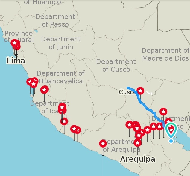 The last Puno Hop overnight- 387km to Cusco