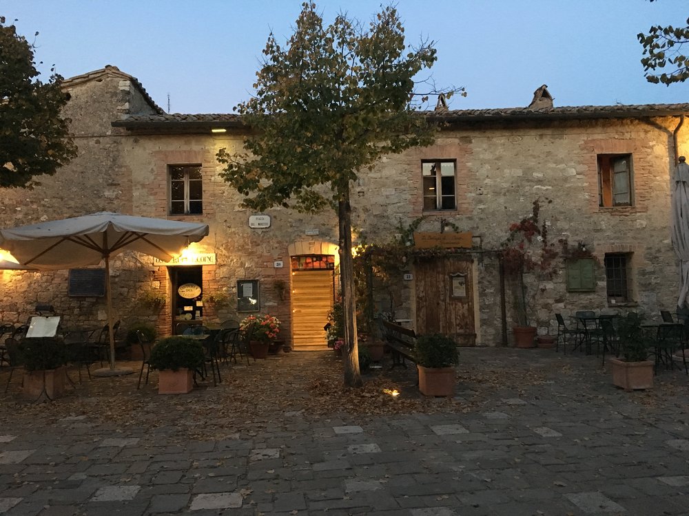 Our B&amp;B in the evening&nbsp;